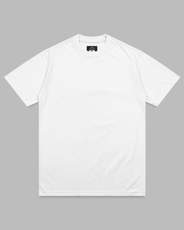 Essential Plain White Tee: Unisex Fit
